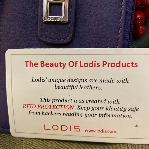 Lodis Long Stacker Wallet - Purple - Picture 2 of 5